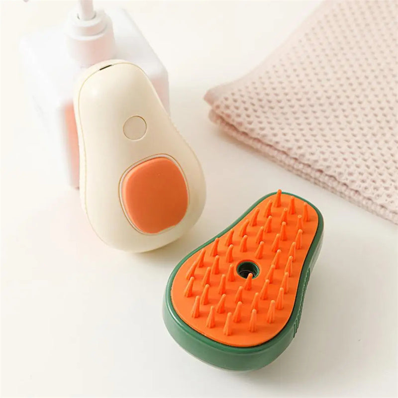 Electric Steam Cat Brush Grooming Comb, Self-Cleaning Spray Massage Brush for Cats and Dogs