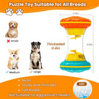 Interactive Dog Puzzle Toy, Treat Dispensing Slow Feeder Enrichment Toy for Bored Dogs and Mental Stimulation