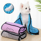 Pet Bath Towel for Dogs and Cats, Super Absorbent Microfiber Quick-Drying Dog and Cat Bathrobe Towel