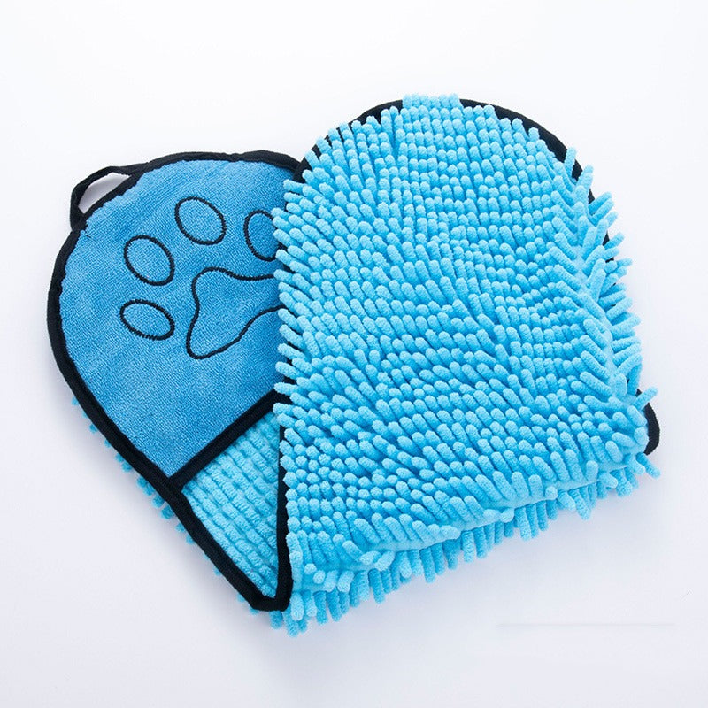 Pet Bath Towel for Dogs and Cats, Super Absorbent Microfiber Quick-Drying Dog and Cat Bathrobe Towel