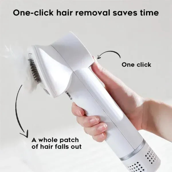 Smart Pet Hair Dryer with Comb, Silent Grooming Blow Dryer for Dogs and Cats, Safe Cleaning and Hair Drying Tool