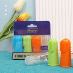 Pet Finger Toothbrush for Cats and Dogs, Soft Silicone Dental Cleaning Brush for Puppy and Kitten Oral Care